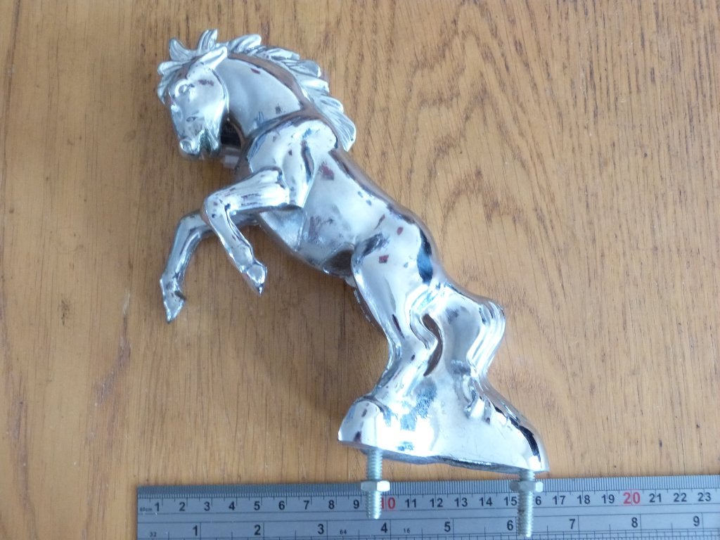 Steigerend Paard, Zilver, Minder dan 20 cm, Ophalen of Verzenden, Zoogdier