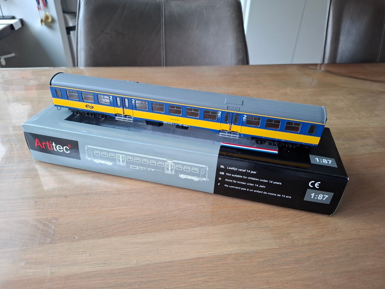 Artitec 20.158.01 NS Plan W intercity uitvoering, Overige merken, Gelijkstroom of Wisselstroom, Ophalen of Verzenden, NS