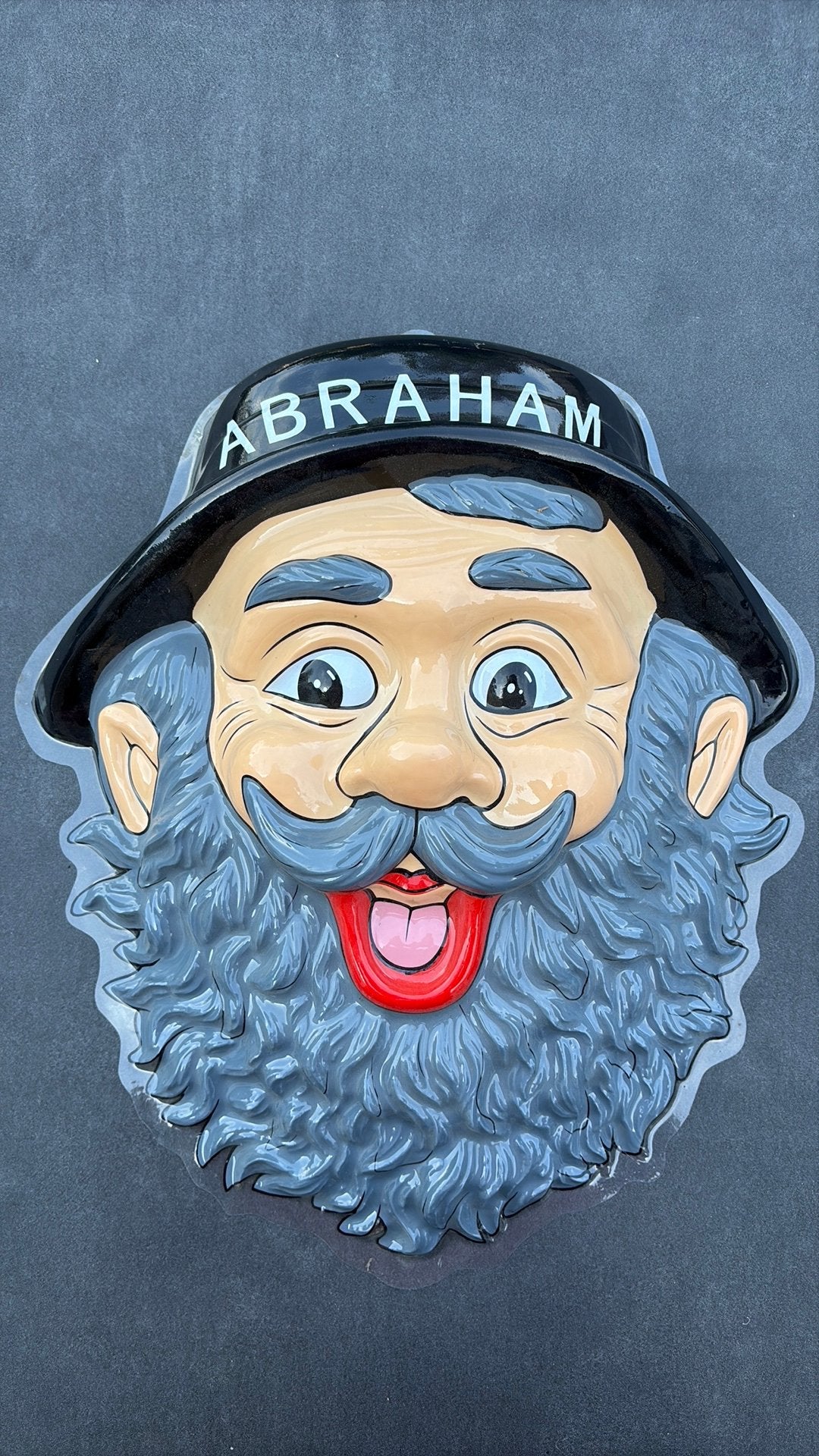 Abraham masker als decoratie, Ophalen, Zo goed als nieuw