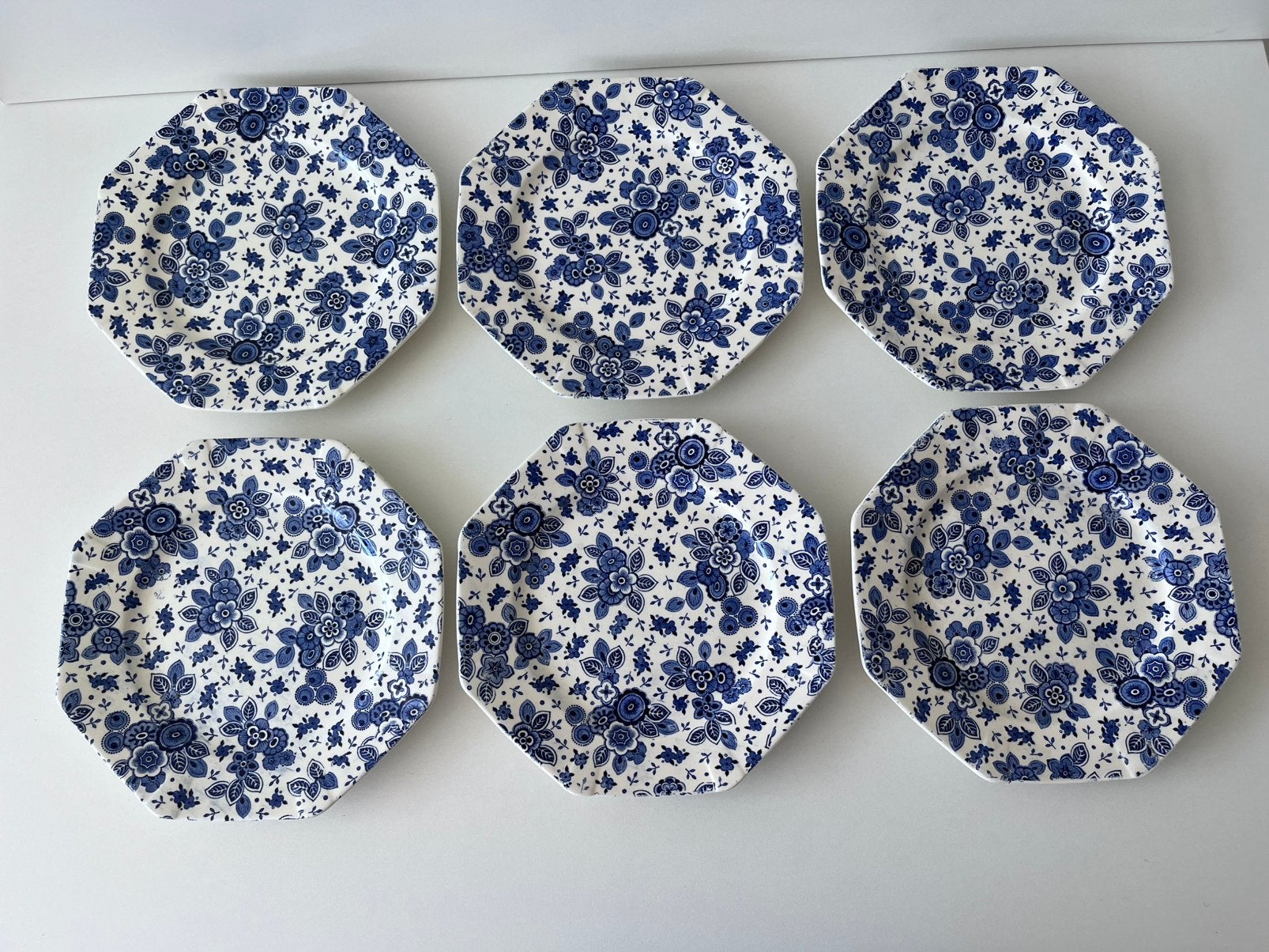 Beatrix servies 6 borden Societe Ceramique, Overige merken, Ophalen of Verzenden, Zo goed als nieuw, Bord(en)