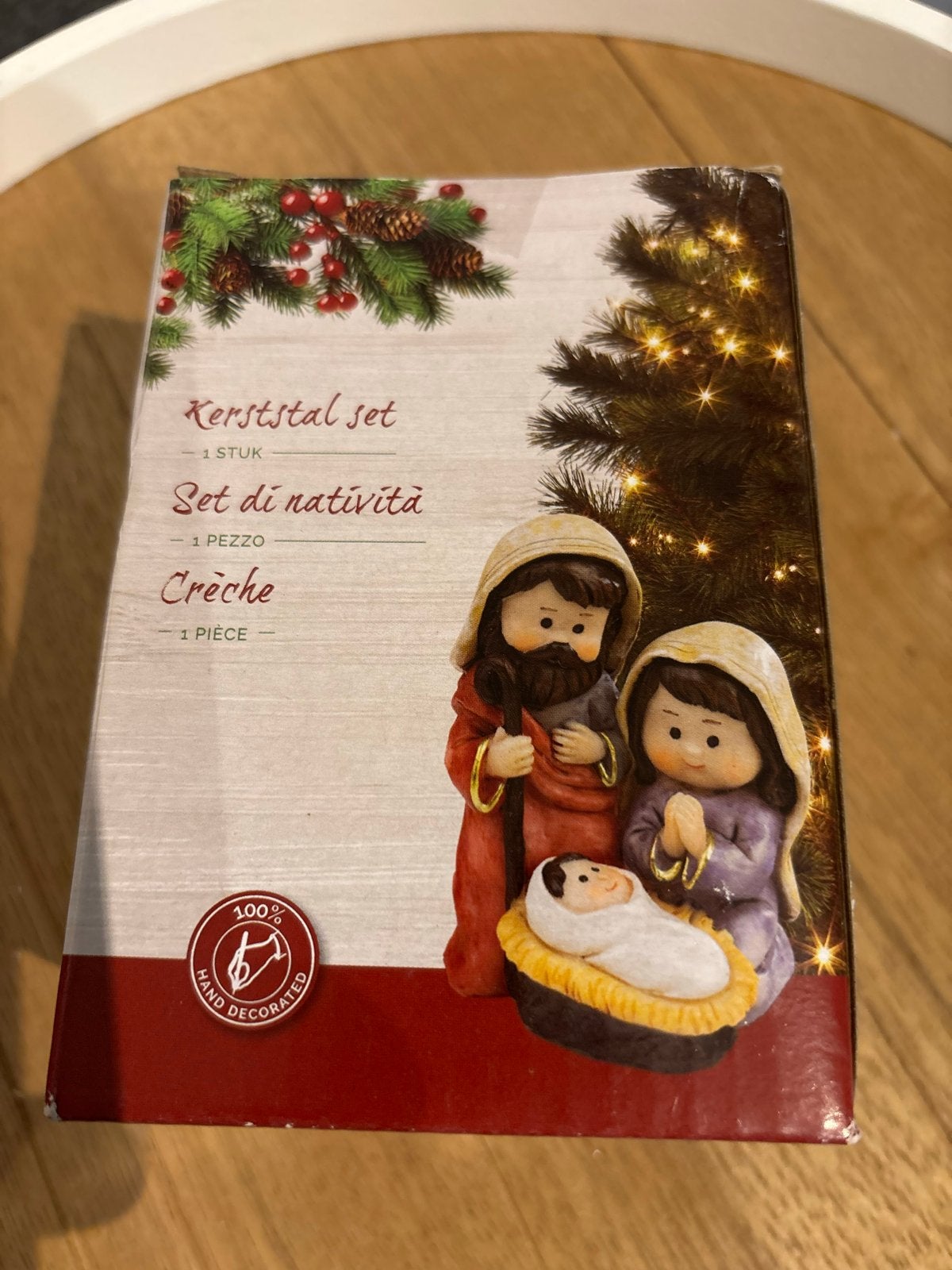 Kerststal setje nieuw in doos, Diversen, Ophalen of Verzenden, Nieuw