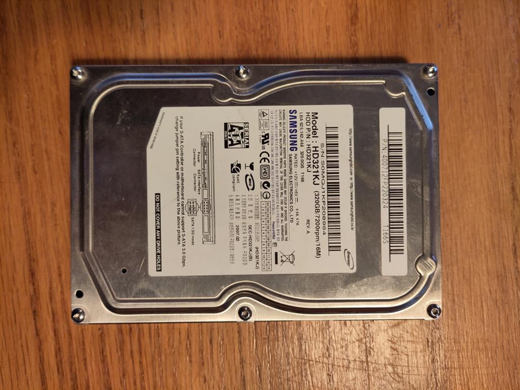 320 GB harde schijf 7200 toeren, Computers en Software, Harde schijven, Intern, 320GB, Server, Ophalen of Verzenden