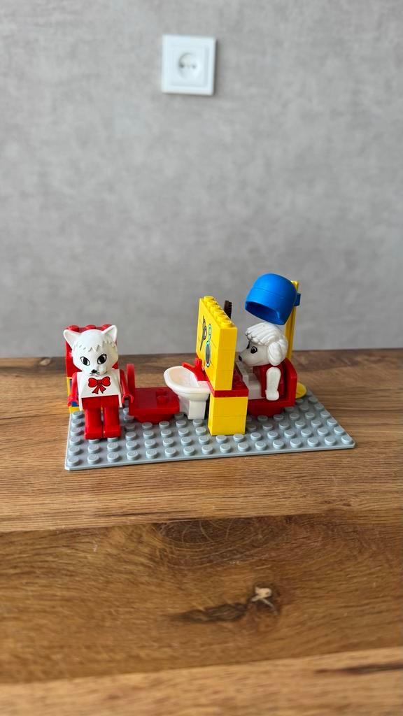 LEGO Fabuland Kapsalon (3623) vintage 1988 compleet, Ophalen of Verzenden, Gebruikt