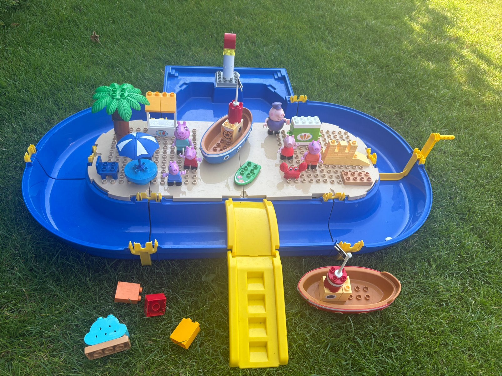 Peppa Big waterbaan waterplay, Ophalen of Verzenden, Gebruikt