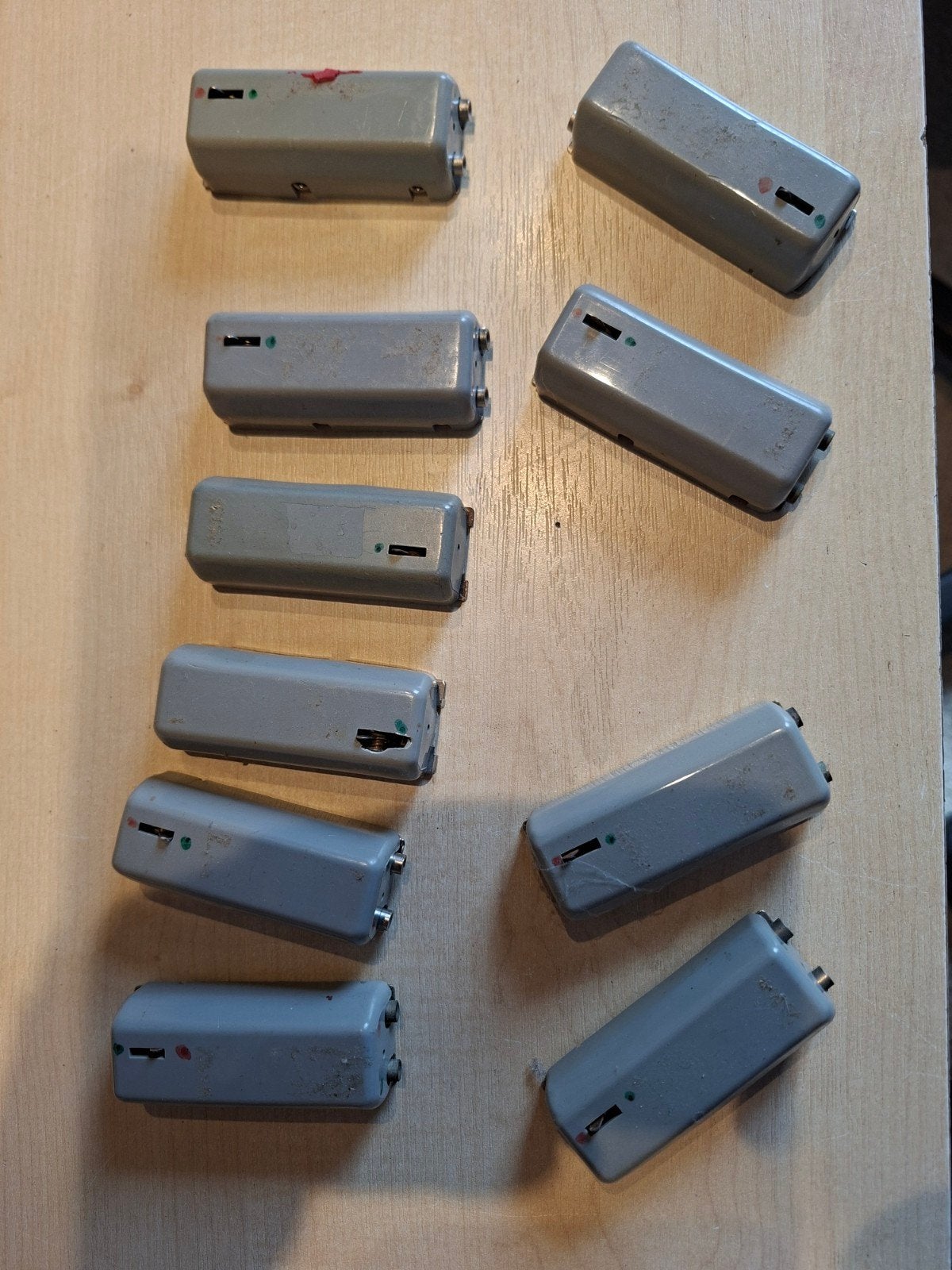 Marklin relais 10 stuks,  zonder draden, werkend, Wisselstroom, Gebruikt, Rails, Ophalen of Verzenden