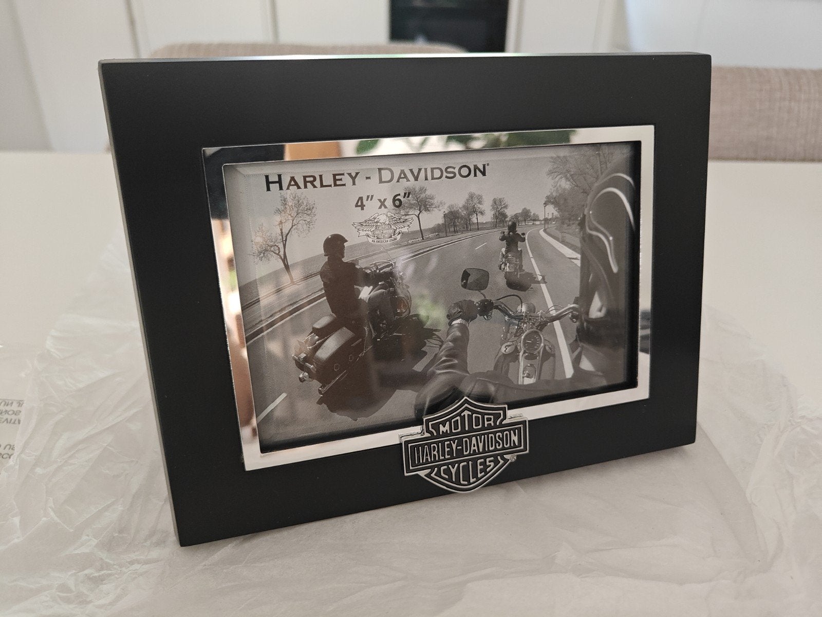 Origineel Harley-Davidson fotolijst (gewaarmerkt), Nieuw, Ophalen of Verzenden, Fotolijst, Zwart
