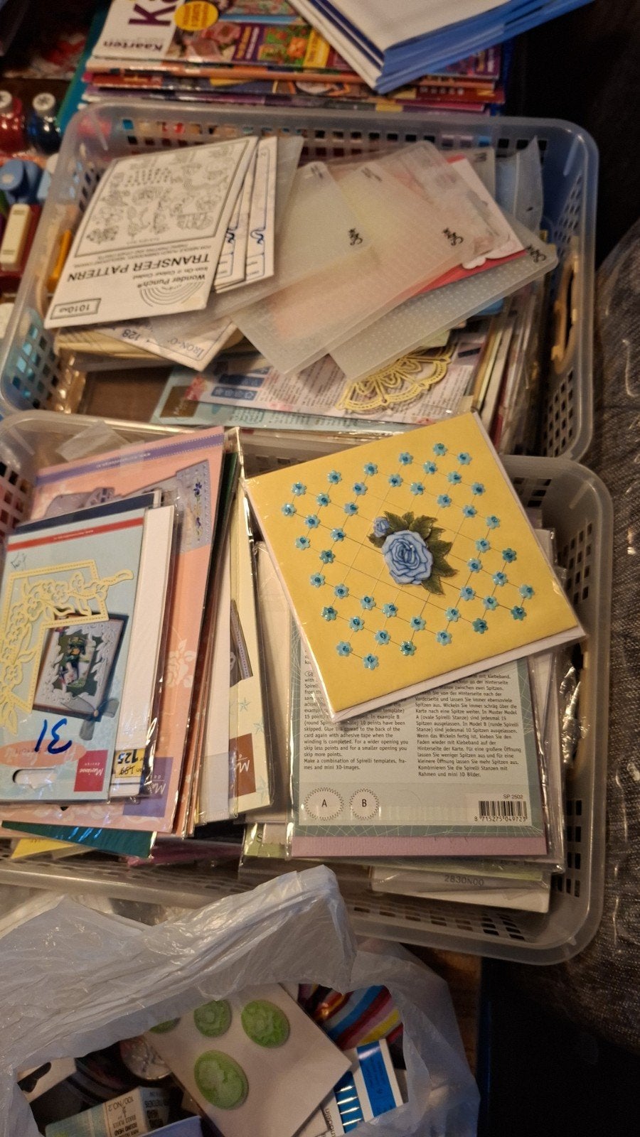 Hobby spul kaarten maken en borduur boekjes, Ophalen