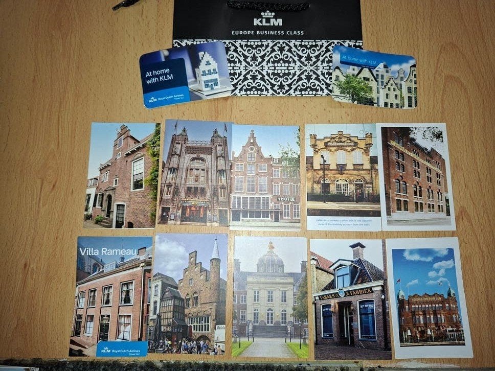 KLM huisjes   flyers, Ophalen of Verzenden, Nieuw, 81 t/m 91
