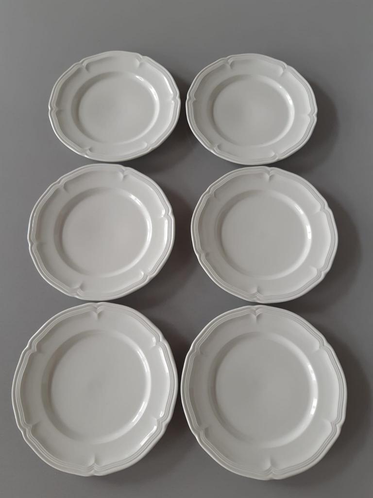 Gebaksbordjes Villeroy en Boch Manoir,  12 beschikbaar, Ophalen of Verzenden, Zo goed als nieuw, Bord(en), Overige stijlen