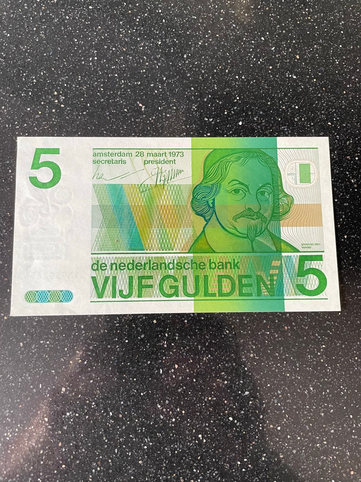 Zeldzaam 5 Gulden Biljet uit 1973 - 'De Snip', Ophalen of Verzenden, 5 gulden, Los biljet