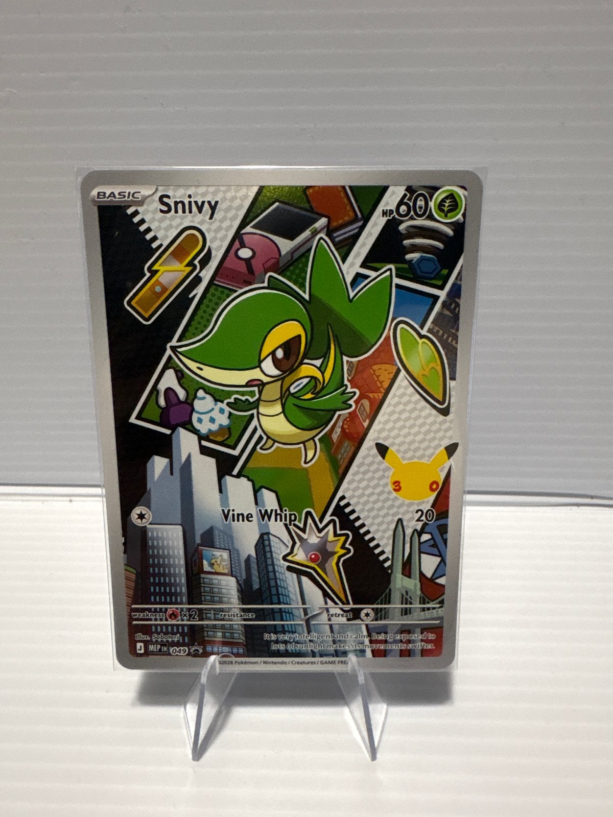Snivy 049 First Partner promo  - NM!, Ophalen of Verzenden, Zo goed als nieuw, Losse kaart