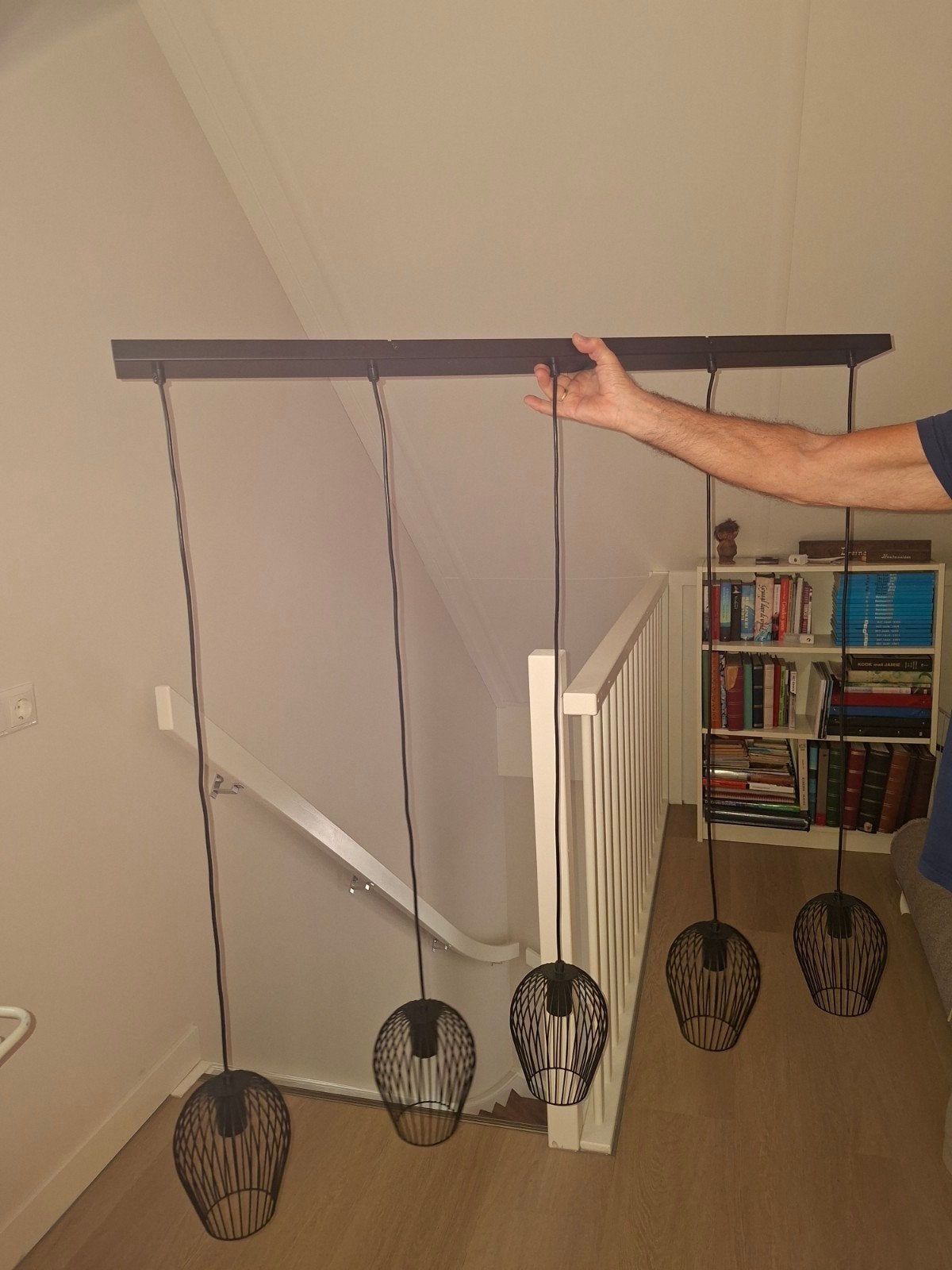 Hanglamp met 5 lampen Merk Eglo, Ophalen