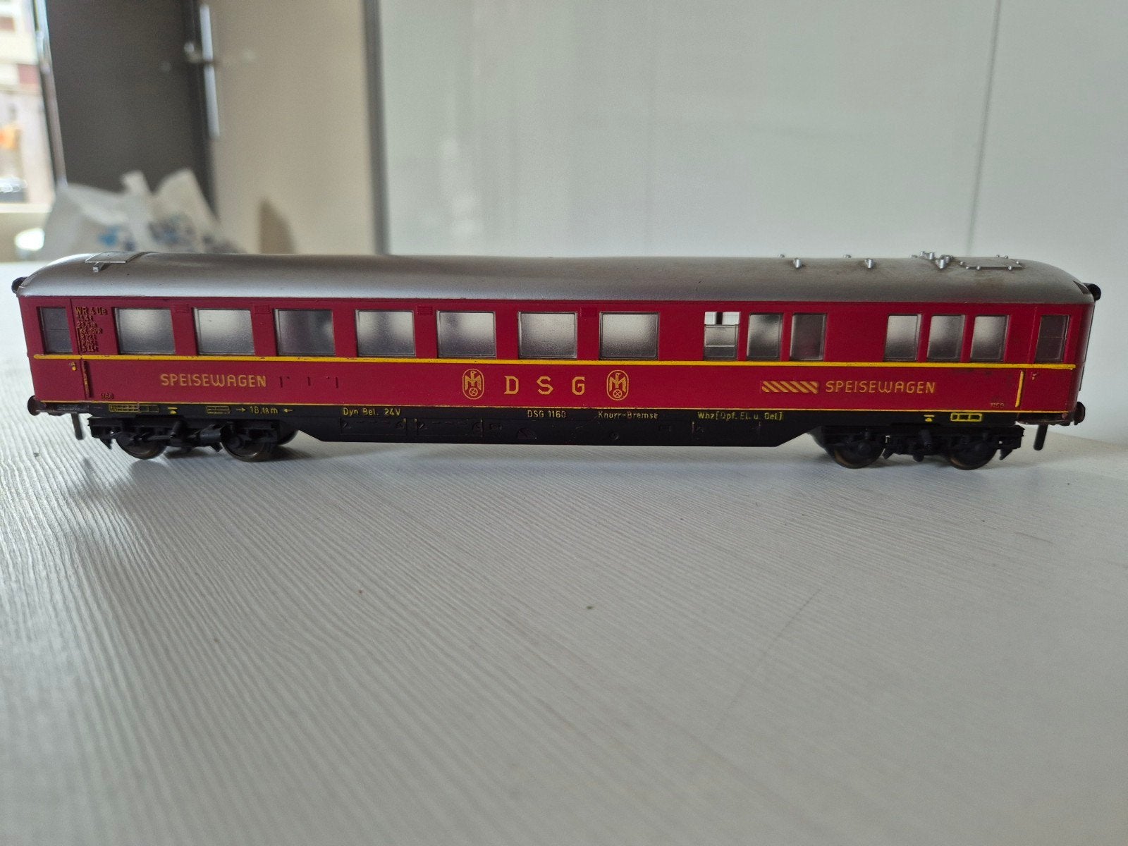 2 Fleischmann H0 DB rijtuigen 1503/1505, Gebruikt, Gelijkstroom, Fleischmann, Wagon