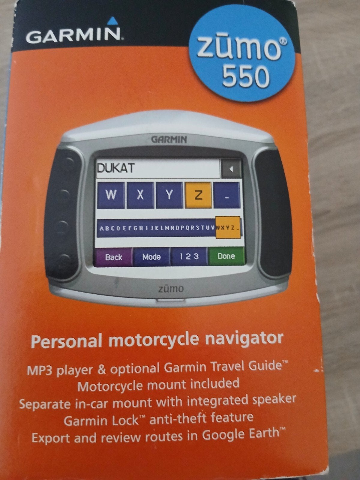 garmin zumo 550 motor navigatie set, Motoren, Ophalen, Gebruikt