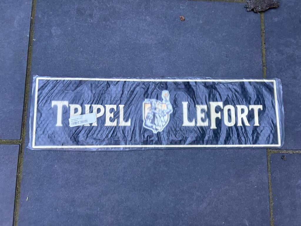 Tripel le fort biermat, nieuw!, Verzamelen, Ophalen of Verzenden, Zo goed als nieuw, Flesje(s), Overige merken