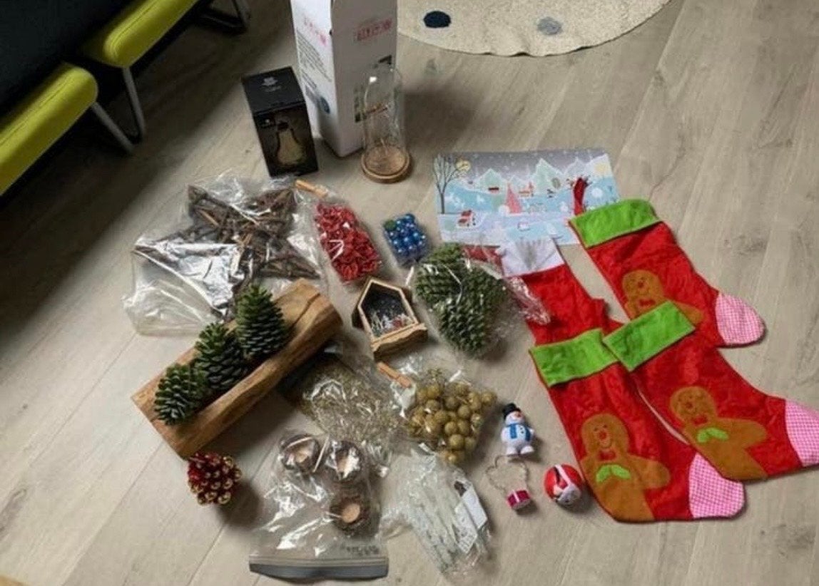 Kerst spullen, groot pakket oa lampjes en ster, Ophalen of Verzenden, Zo goed als nieuw