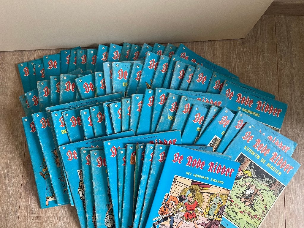 De Rode Ridder - Grote collectie stripboeken (65 stuks), Willy Vandersteen, Meerdere stripboeken, Ophalen, Gelezen