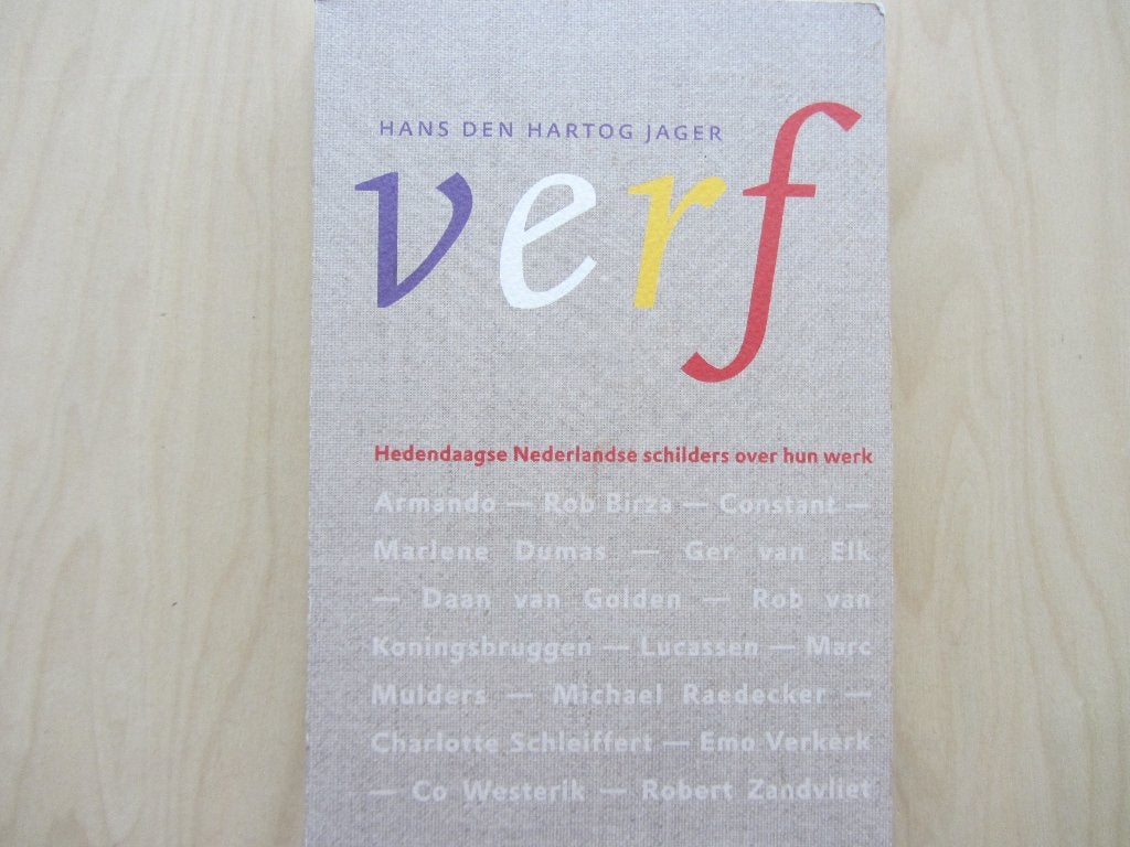 Verf - Hans den Hartog Jager, Ophalen of Verzenden, Zo goed als nieuw