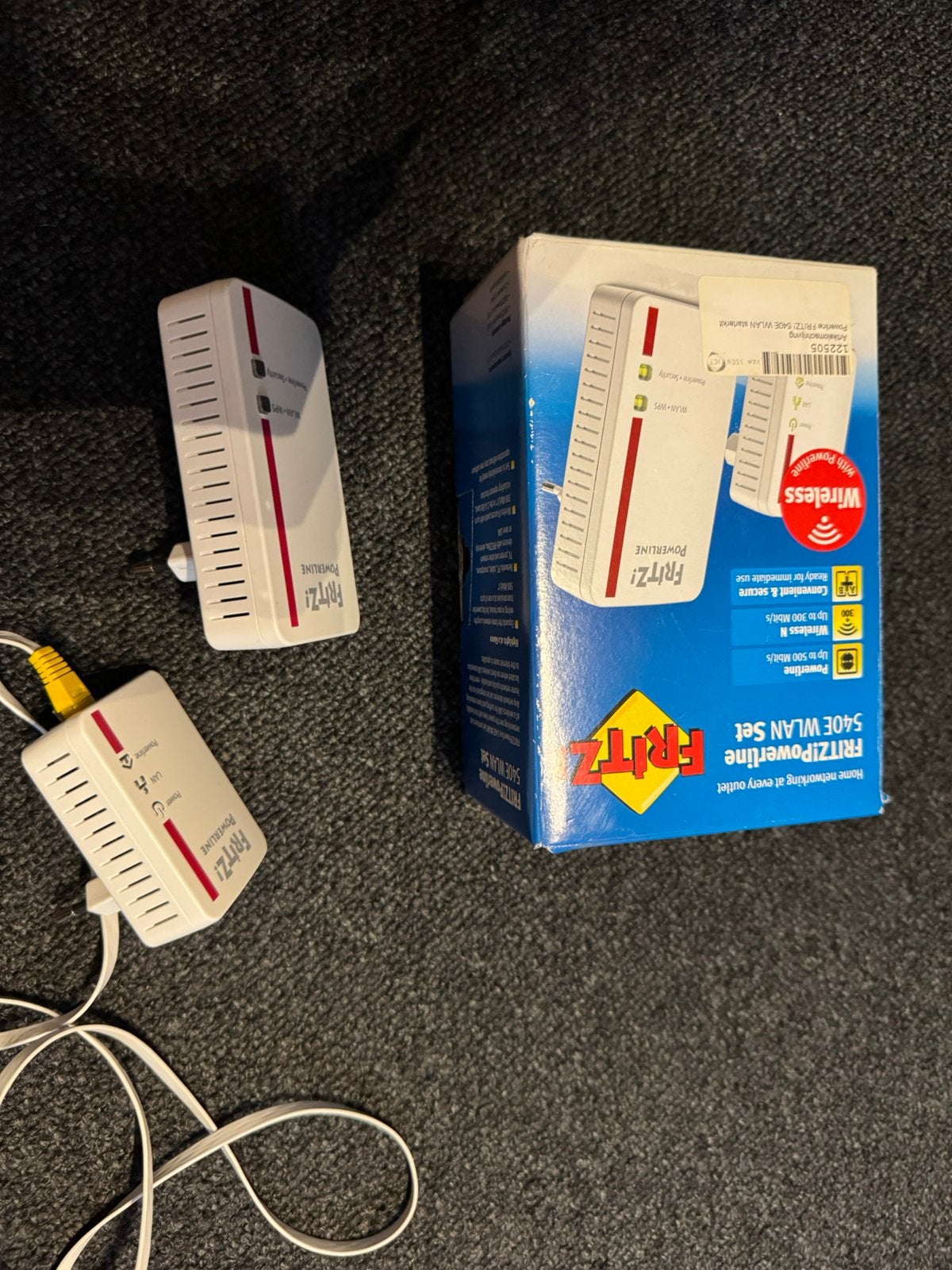 Fritz powerline 540 E wlan set, Computers en Software, WiFi-versterkers, Ophalen of Verzenden, Gebruikt