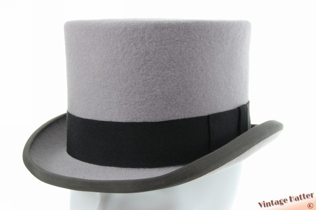 Ascot Tophat hoge hoed Christys' grijs wol mt 61 en 63 nieuw, Christys, Nieuw, Ophalen of Verzenden, Accessoires