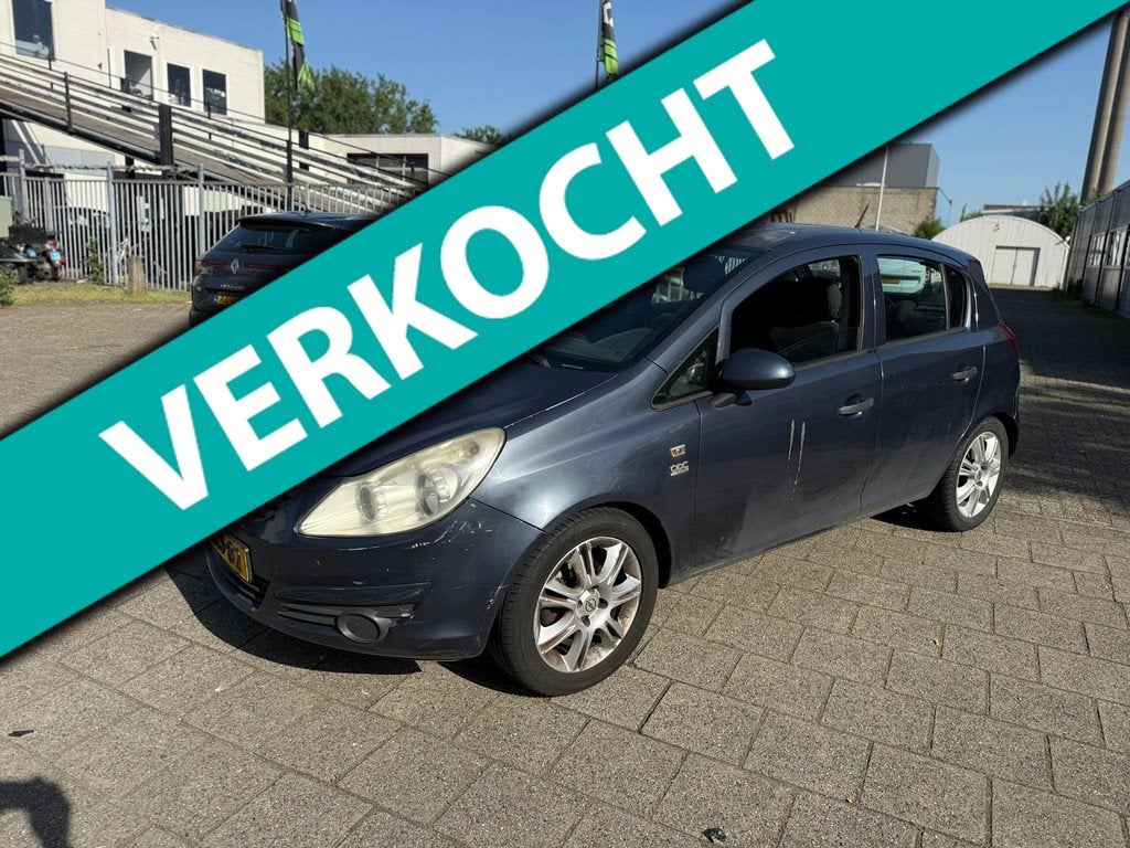 Opel Corsa 1.2-16V Essentia, Voorwielaandrijving, Gebruikt, 4 cilinders, Blauw