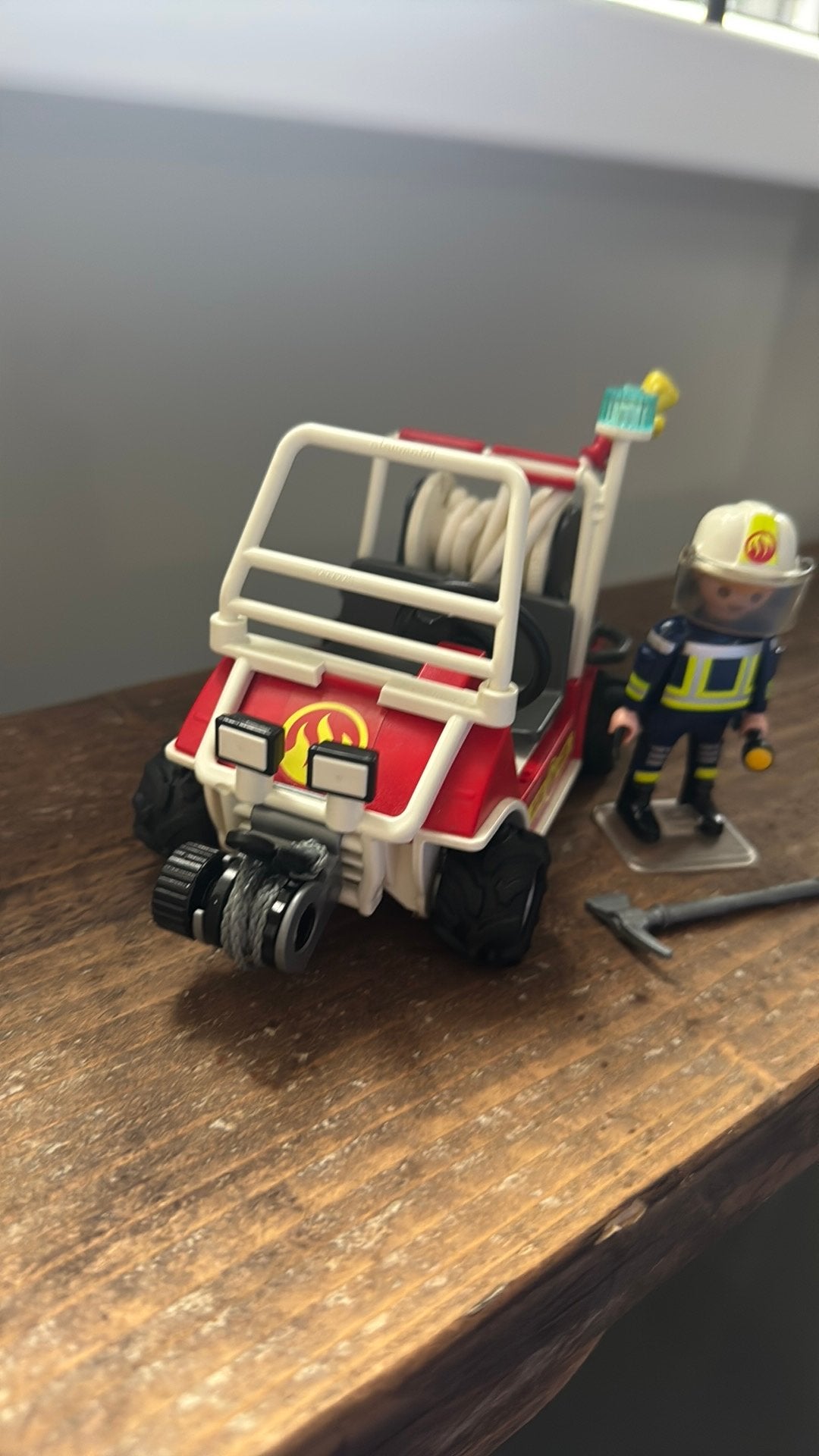Playmobil 5398 brandweer auto, Ophalen of Verzenden, Gebruikt, Complete set