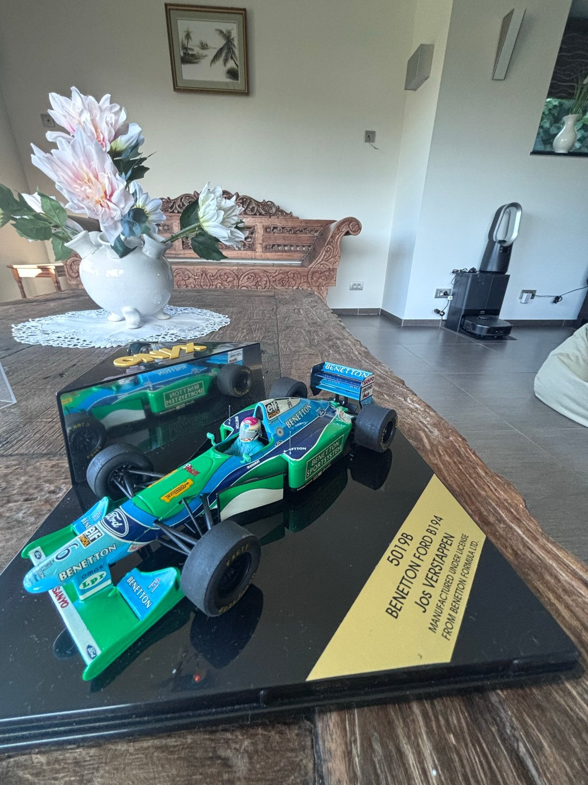 Benetton Ford B194 Jos Verstappen F1 modelauto Onyx, Ophalen of Verzenden, Zo goed als nieuw