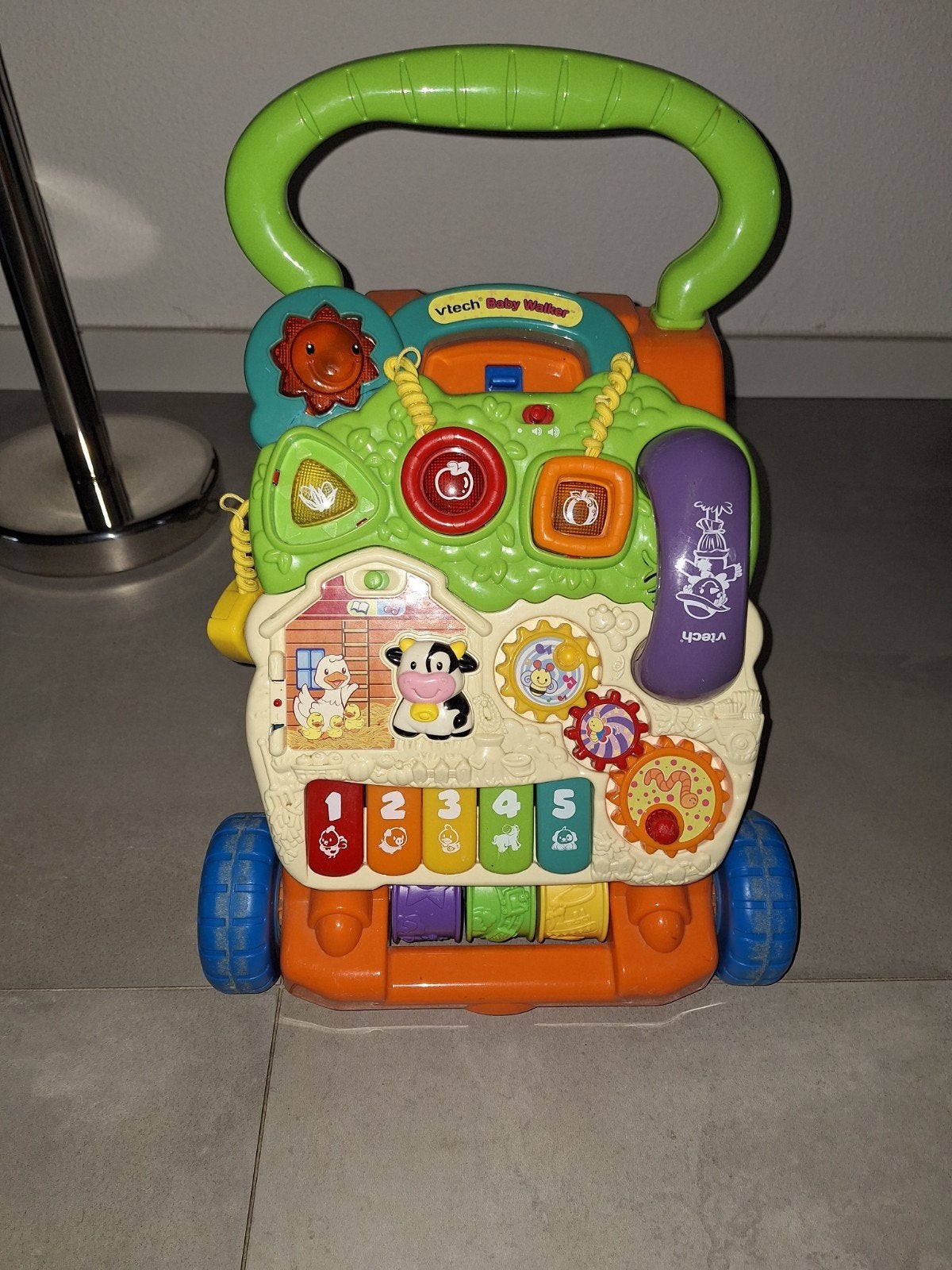 VTech Baby Walker - Loopwagen met activiteitenpaneel, Ophalen of Verzenden, Zo goed als nieuw, Auto, Met licht
