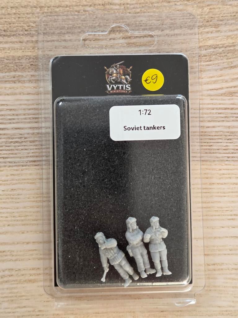 1:72 Sovjet Tankbemanning WO2, Ophalen of Verzenden, Nieuw, 1:50 of kleiner, Figuur of Figuren