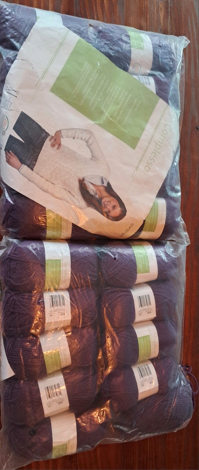 Complesso Breipakket Trui – Paars – 20 bollen COMPLEET, Ophalen, Nieuw, Breien of Haken, Wol of Garen