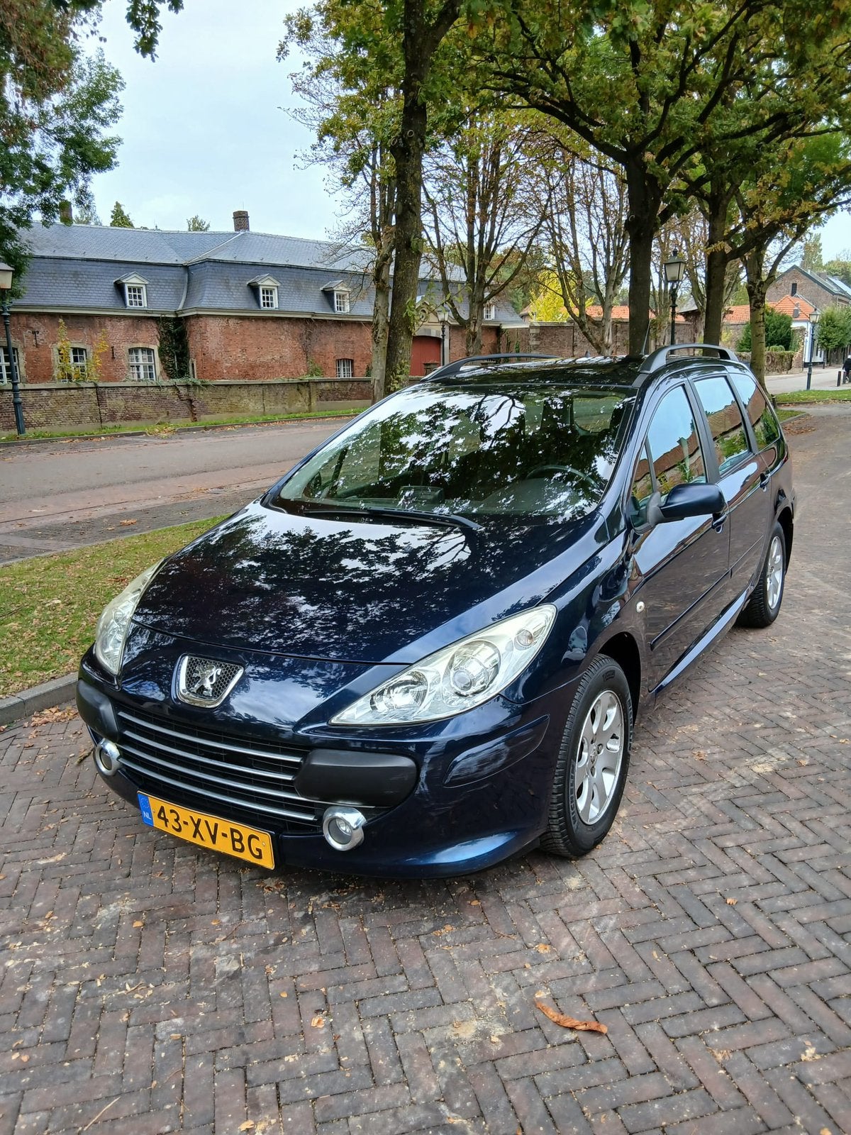 Peugeot 307 1.6 benzine Handgeschakeld, 4 cilinders, Blauw, 1200 kg, Handgeschakeld