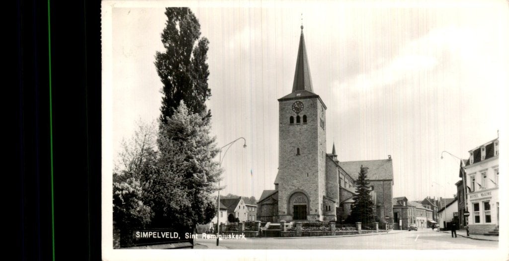 Simpelveld - Sint Remigiuskerk - Voorgevel, Ophalen of Verzenden, 1960 tot 1980, Gelopen, Limburg