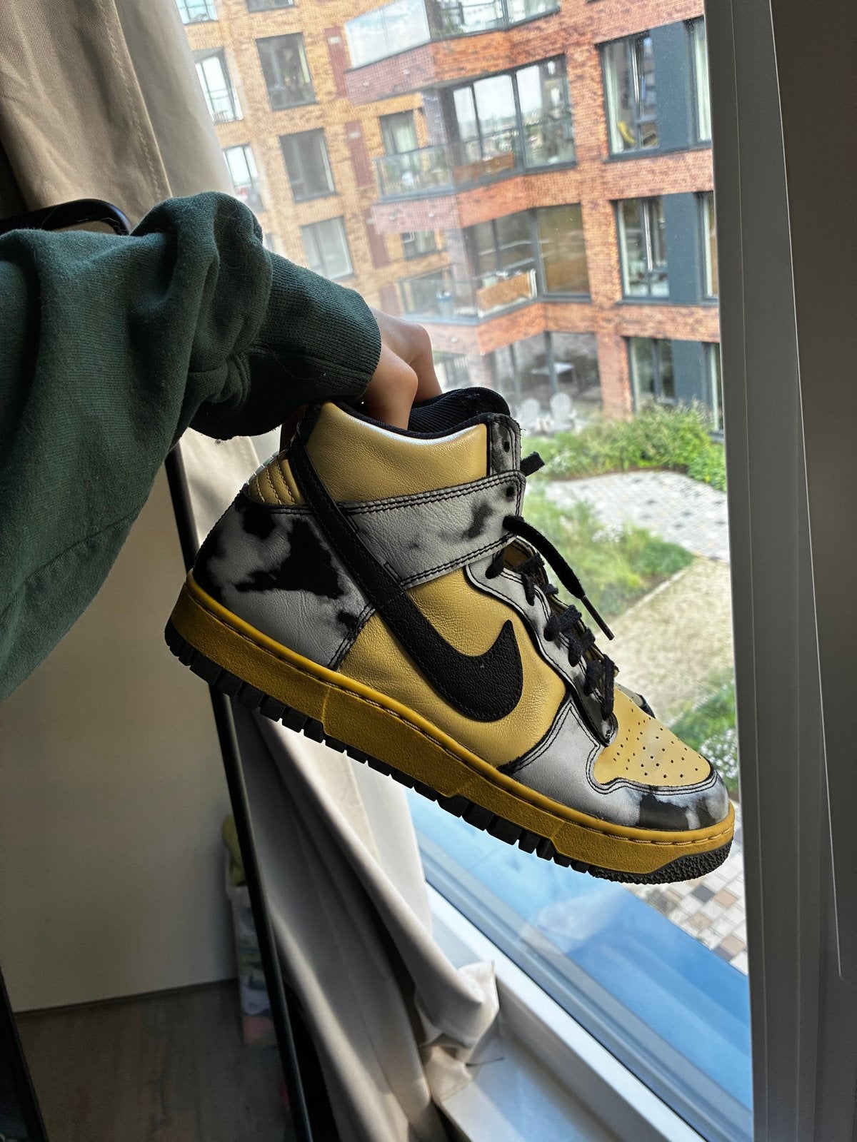 Nike Dunk High 1985 Undercover Chaos Black, Kleding | Dames, Ophalen, Gedragen, Zwart, Sneakers of Gympen