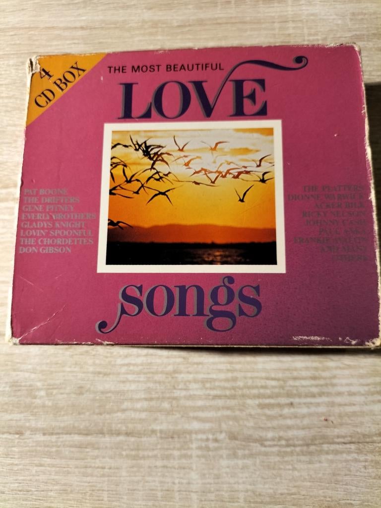 The most beautiful love songs 4 cd set, Ophalen of Verzenden, Pop