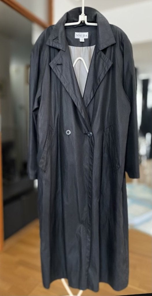 MAURA for Claudia Strater trench jas zwart. Maat 36, Kleding | Dames, Ophalen of Verzenden, Zo goed als nieuw, Maat 36 (S), Zwart