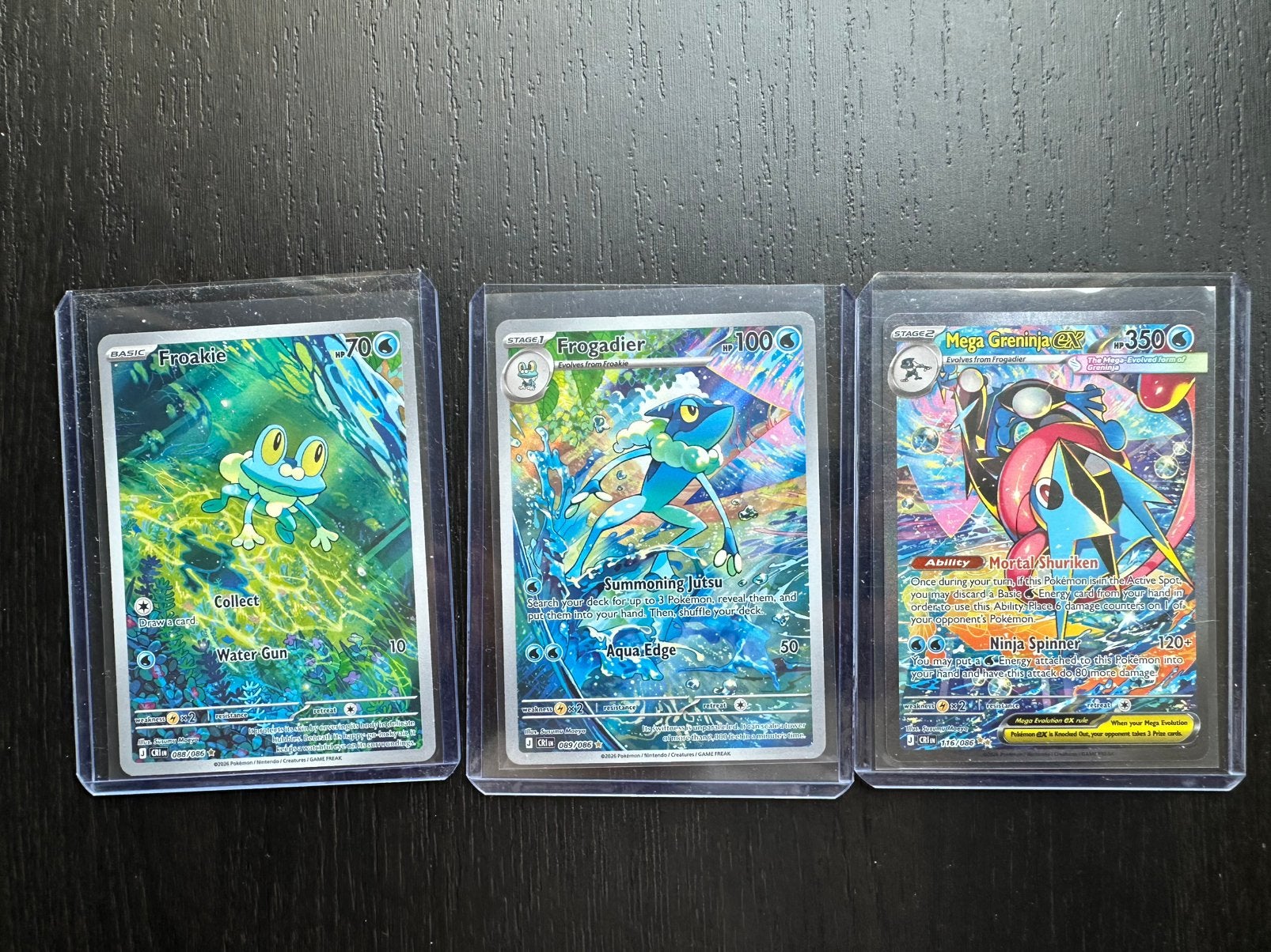 Froakie, Frogadier, Greninja setje Chaos Rising, Ophalen of Verzenden, Zo goed als nieuw