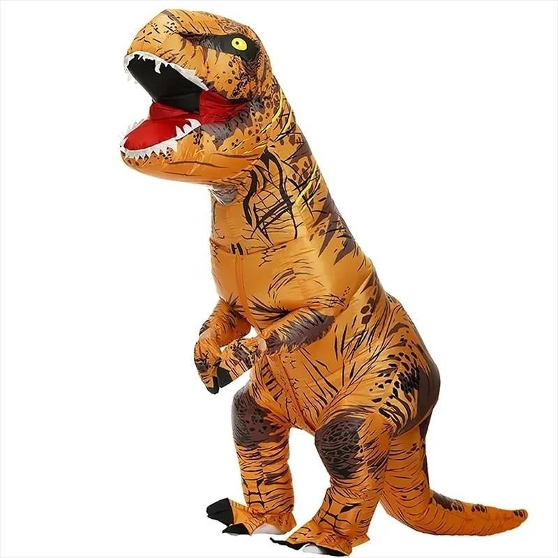 Dino kostuum mascotte, Ophalen, Verjaardag