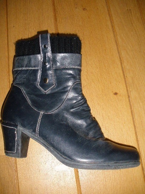 CANDA laarzen blauw maat 41, Kleding | Dames, Schoenen, Hoge laarzen, Blauw, Ophalen of Verzenden, Zo goed als nieuw