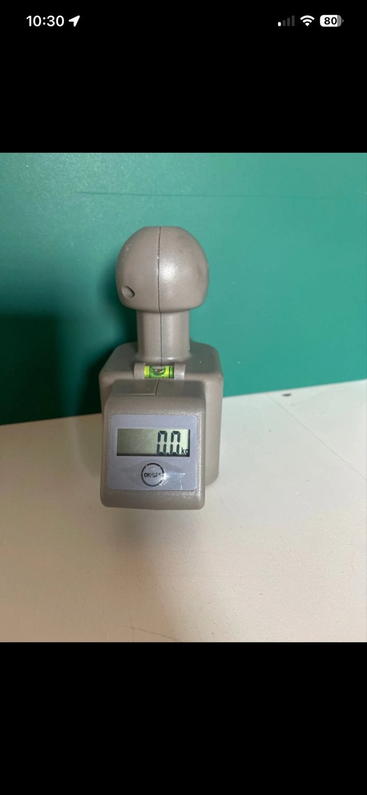 Digitale kogeldrukmeter voor caravan of aanhanger, Auto diversen, Ophalen, Gebruikt