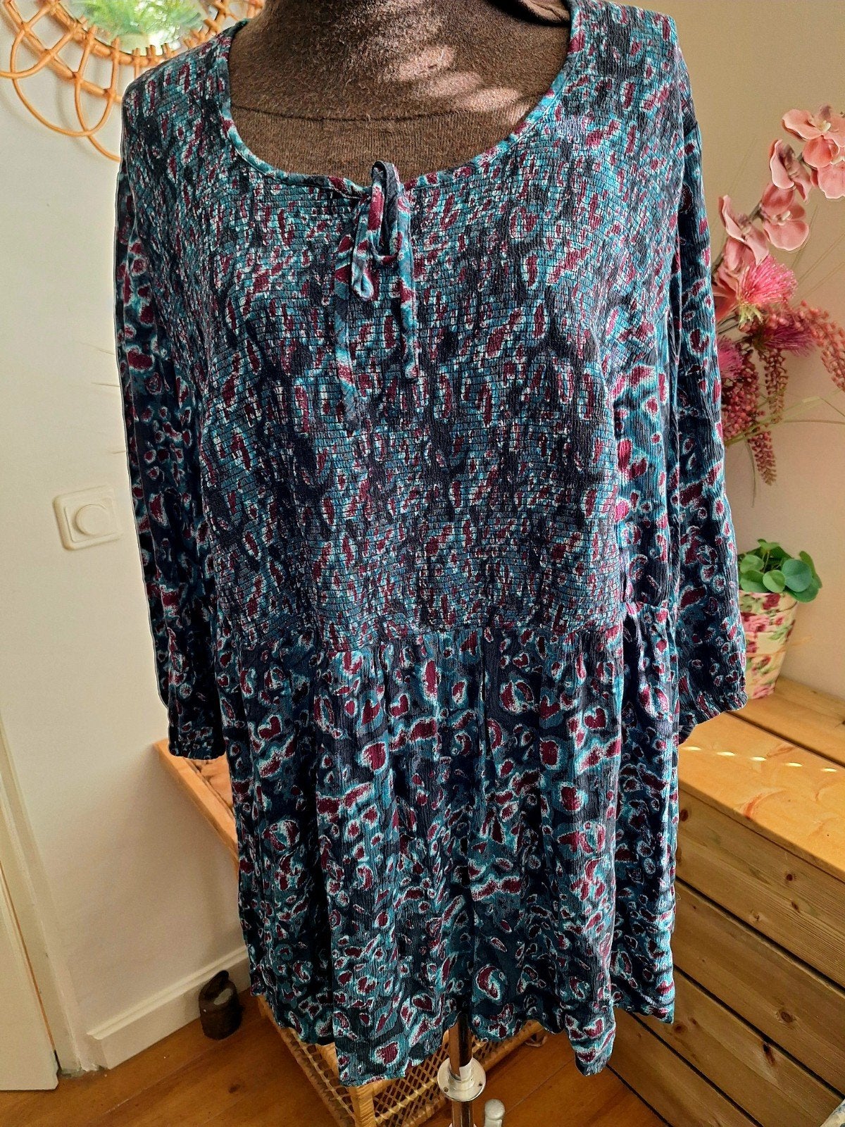 Tuniek ulla popken 50 52, Kleding | Dames, Ophalen of Verzenden, Zo goed als nieuw, Overige kleuren, Blouse of Tuniek