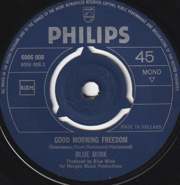 Blue Mink – Good Morning Freedom, Gebruikt, 7 inch, Ophalen of Verzenden, Pop