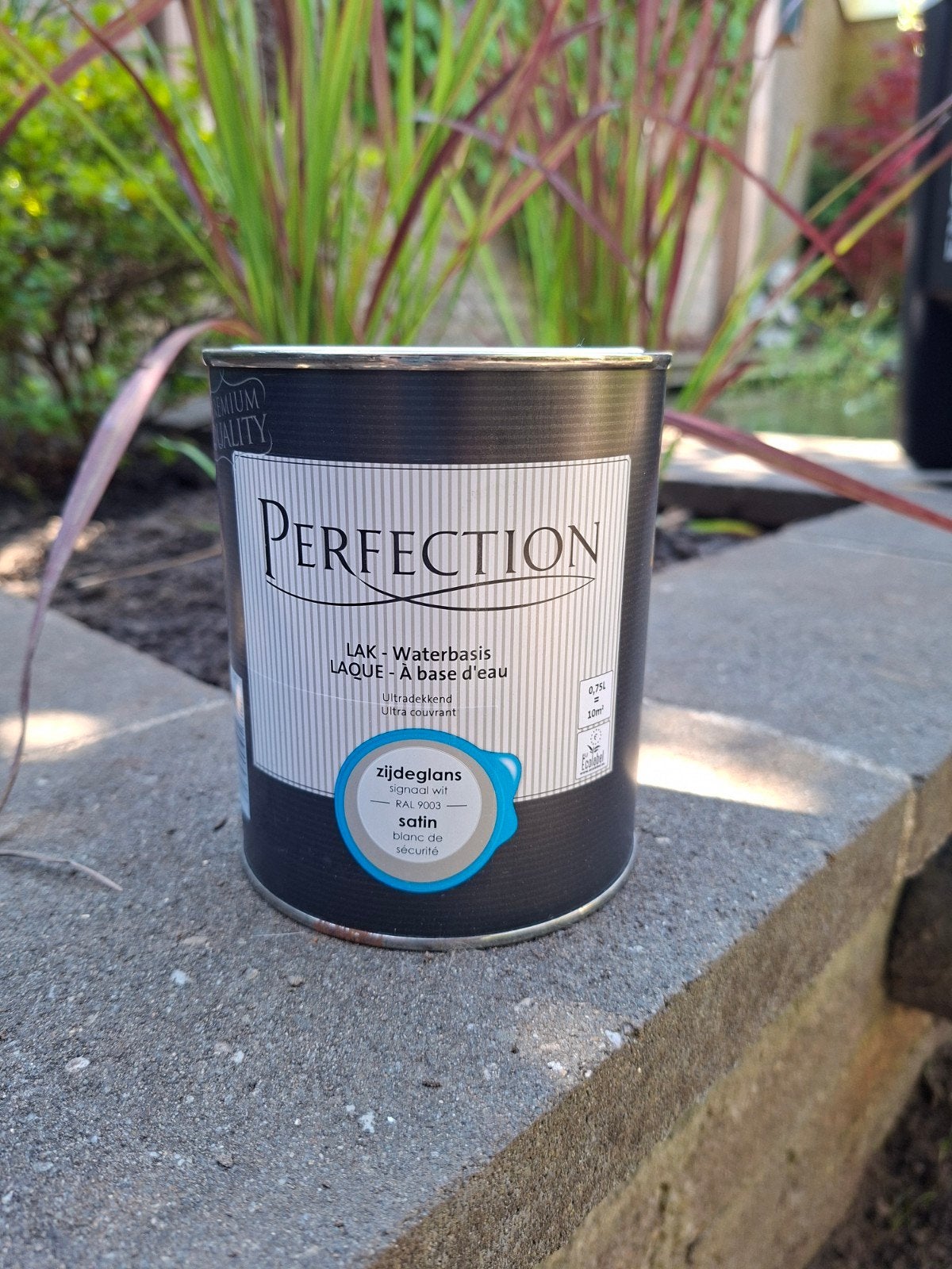 Perfection Lak - Waterbasis Zijdeglans Signaal Wit RAL 9003, Ophalen, Wit, Nieuw, Lak