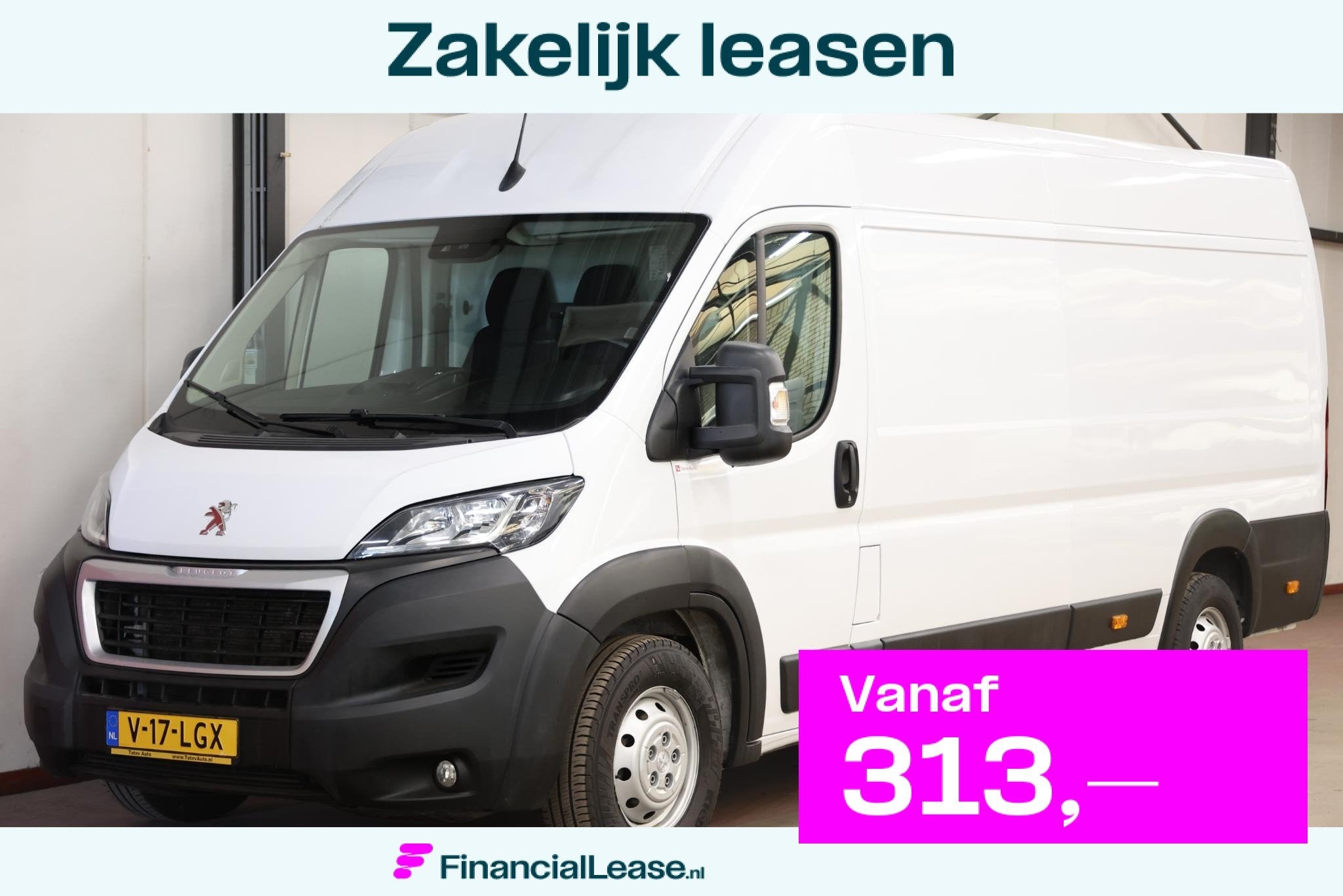 Peugeot Boxer 435 2.2 BlueHDi 140PK L4H2, Voorwielaandrijving, Stof, Gebruikt, Euro 6