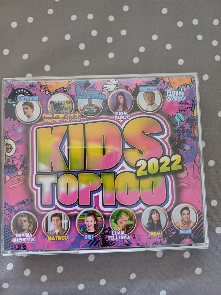 Kids Top 100 2022 CD - Diverse Artiesten, Cd's en Dvd's, Ophalen of Verzenden, Zo goed als nieuw, Muziek, 6 tot 9 jaar