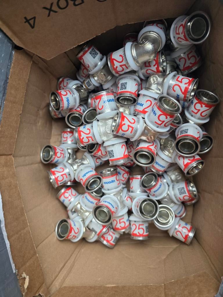 Uponor 25 fittingen, Ophalen of Verzenden, Nieuw, Minder dan 50 mm