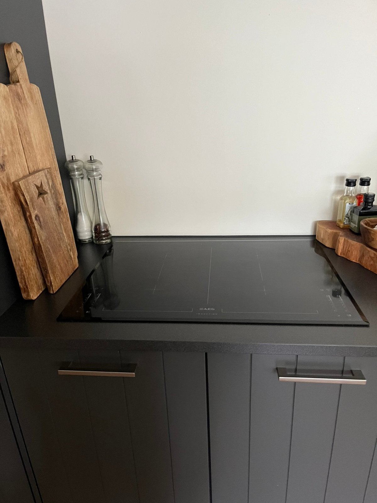 Aeg inductie kookplaat 71x52 met storing, Witgoed en Apparatuur, Ophalen, 4 kookzones, Zo goed als nieuw, Inbouw