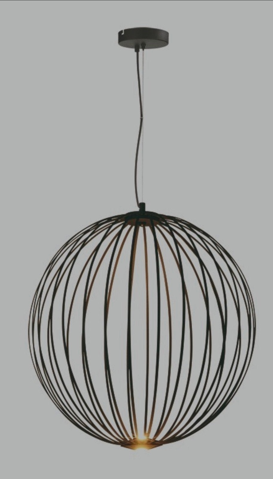 Freelight Piolo H8450Z Design Hanglamp Ø50 cm – Zwart – Nieu, Ophalen of Verzenden