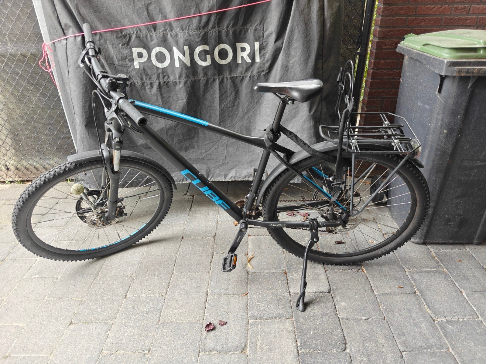 Cube mountainbike aim black/blue, Fietsen en Brommers, Gebruikt, Vering, Overige maten, Meer dan 20 versnellingen