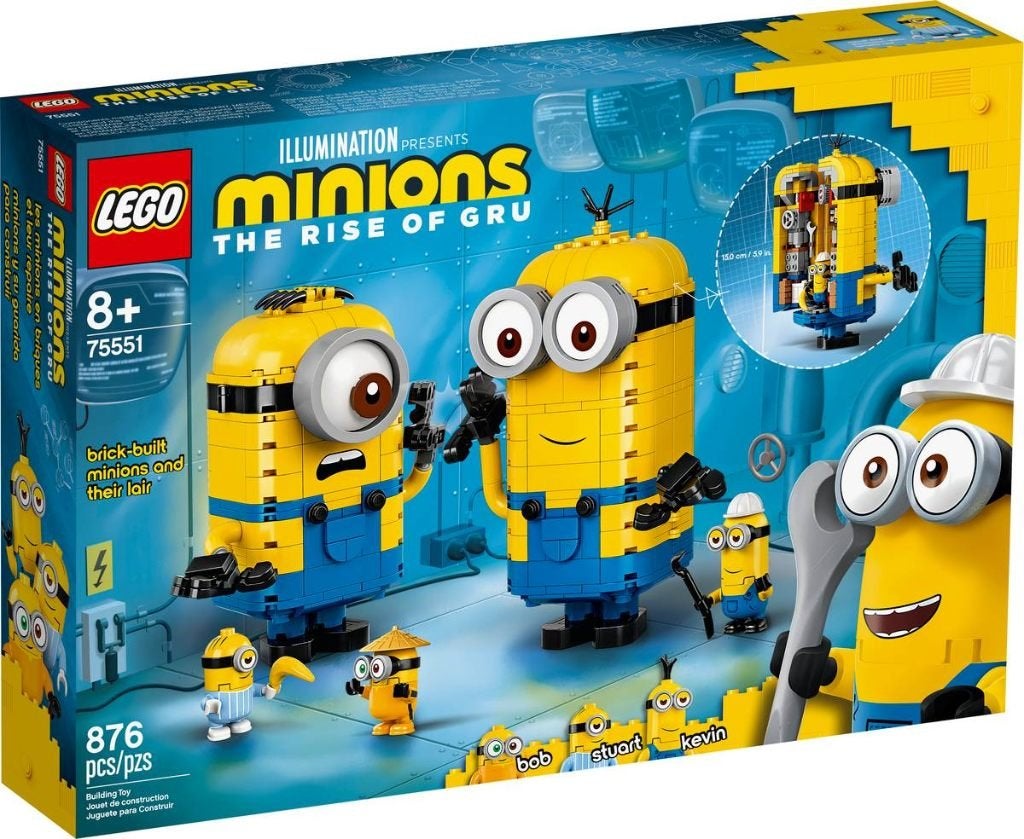 LEGO 75551 Minions poppen, Ophalen of Verzenden, Zo goed als nieuw, Compleet