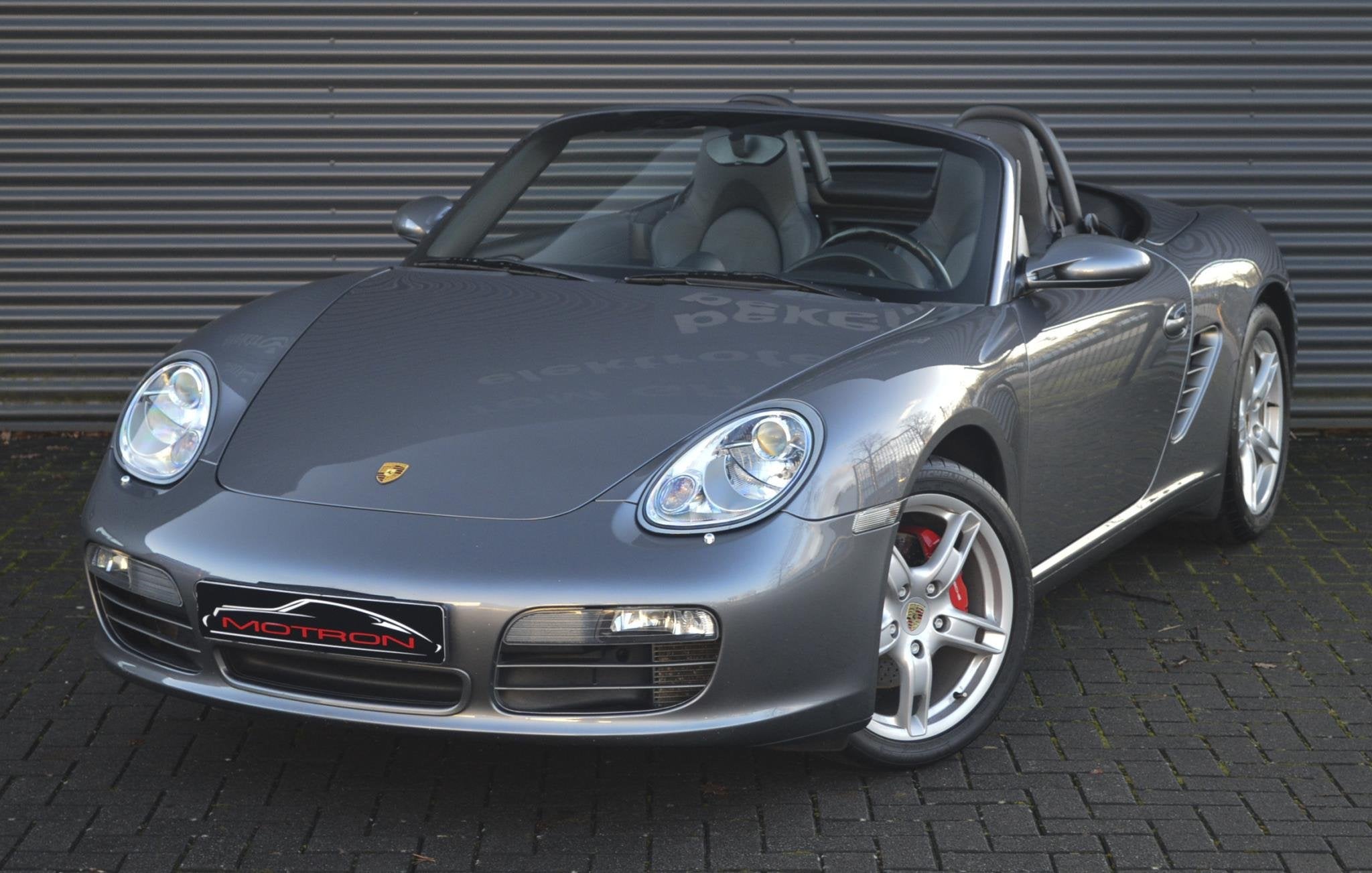 Porsche Boxster 987 S 3.2 Porsche Boxster s 987 S 3.2, Auto's, Achterwielaandrijving, Gebruikt, Zwart, Cabriolet